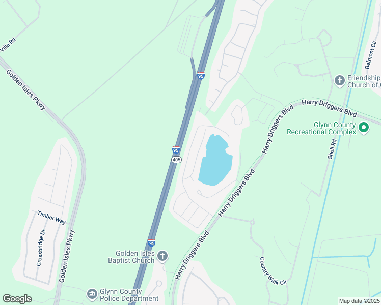 map of restaurants, bars, coffee shops, grocery stores, and more near 240 Fox Run Drive in Brunswick
