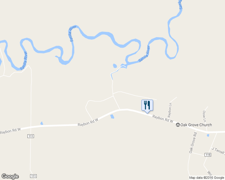 map of restaurants, bars, coffee shops, grocery stores, and more near Herrin Lake Road in Nahunta