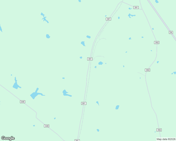 map of restaurants, bars, coffee shops, grocery stores, and more near County Road 391 in Jewett