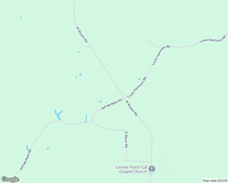 map of restaurants, bars, coffee shops, grocery stores, and more near 1710-1746 West Bryant Road in Center Point