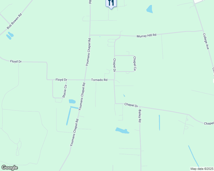 map of restaurants, bars, coffee shops, grocery stores, and more near 6208 Fox Run Circle in Blackshear