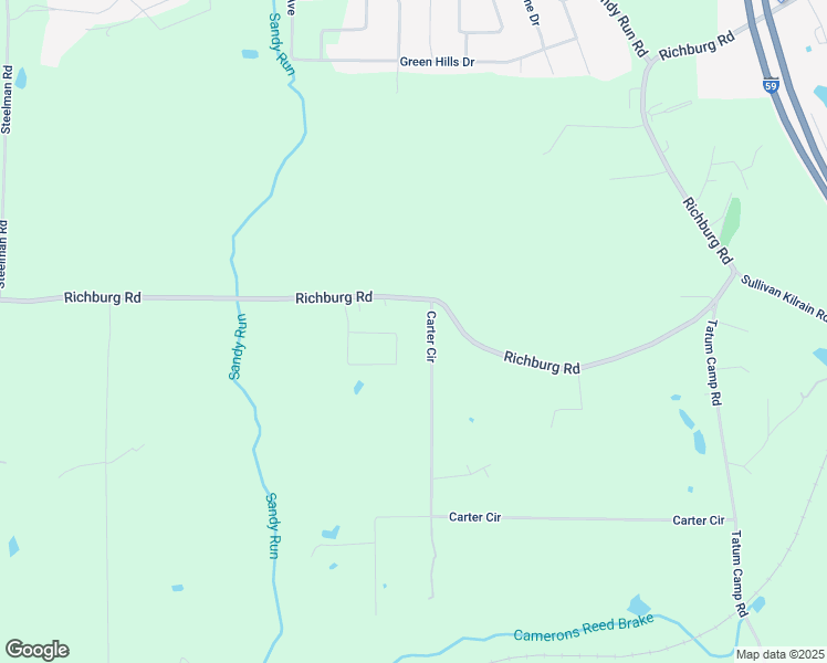 map of restaurants, bars, coffee shops, grocery stores, and more near 59 Robinwood Pl in Purvis