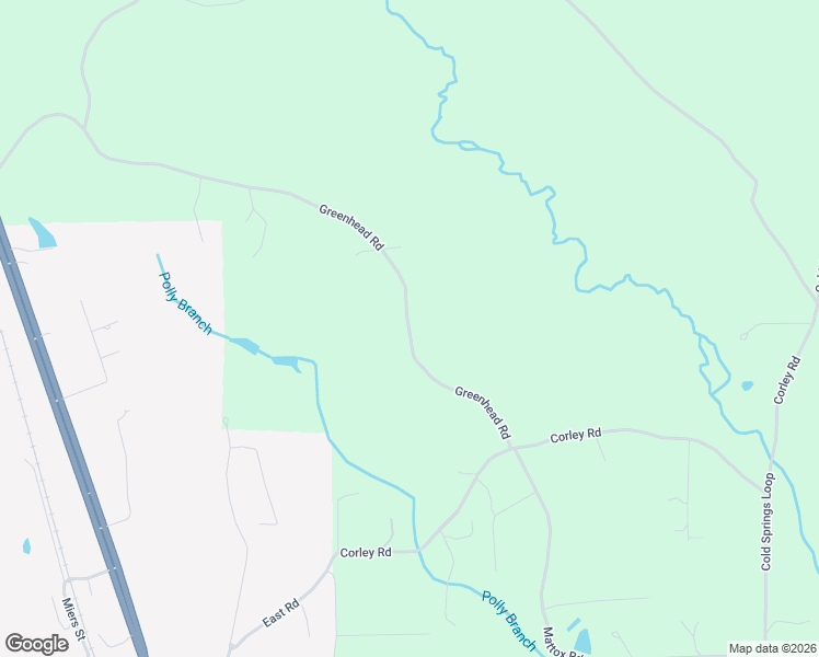 map of restaurants, bars, coffee shops, grocery stores, and more near Greenhead Road in Anacoco