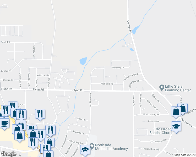 map of restaurants, bars, coffee shops, grocery stores, and more near 104 Cedar Brook Lane in Dothan