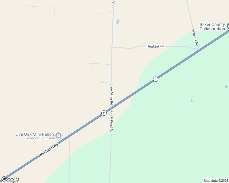 map of restaurants, bars, coffee shops, grocery stores, and more near Coon Pond Road in Newton