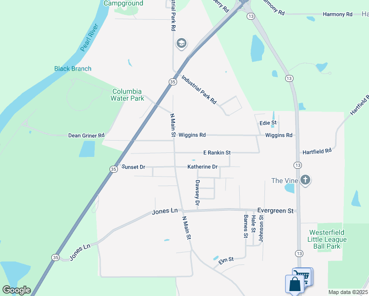 map of restaurants, bars, coffee shops, grocery stores, and more near 309 Wiggins Road in Columbia