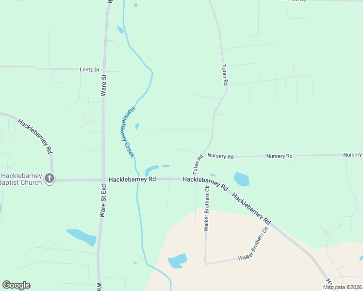 map of restaurants, bars, coffee shops, grocery stores, and more near 2632 Bonnie Blue Lane in Blackshear