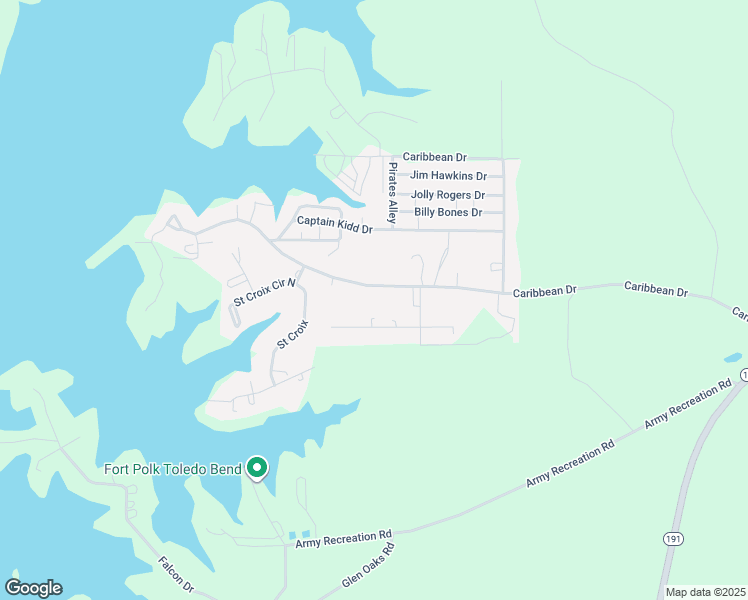 map of restaurants, bars, coffee shops, grocery stores, and more near Cutoff Road in Florien