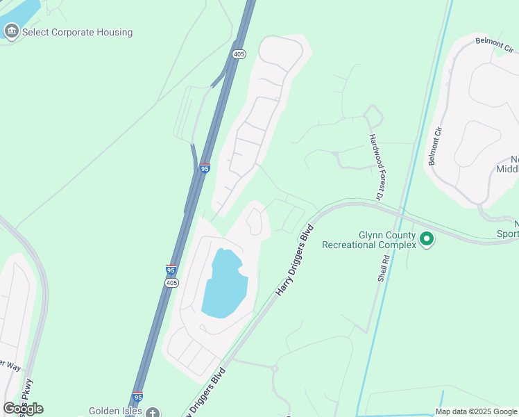 map of restaurants, bars, coffee shops, grocery stores, and more near 104 Joshua Circle in Brunswick