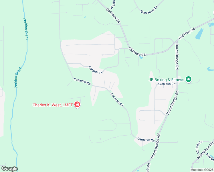 map of restaurants, bars, coffee shops, grocery stores, and more near 146 Cameron Road in Hattiesburg