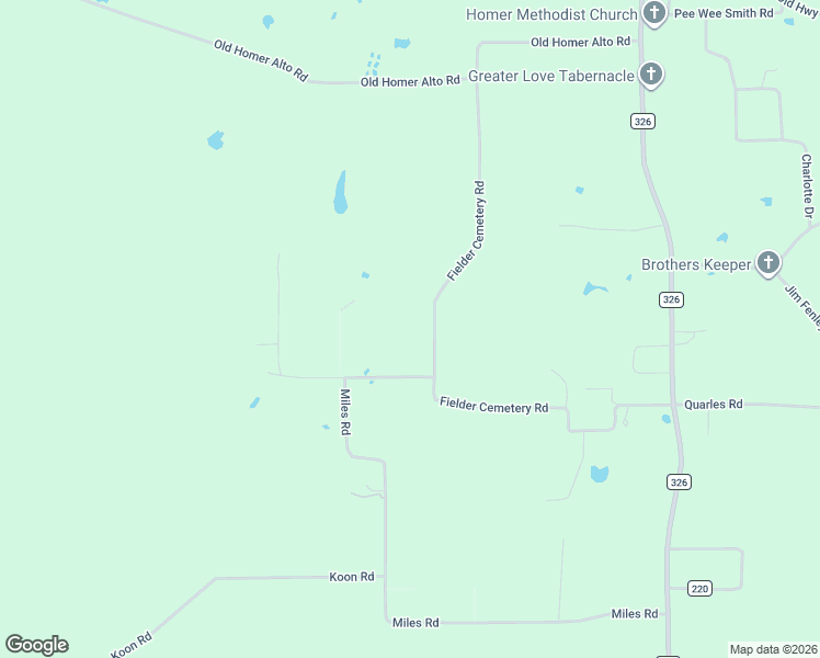 map of restaurants, bars, coffee shops, grocery stores, and more near 845 Fielder Cemetery Rd in Lufkin