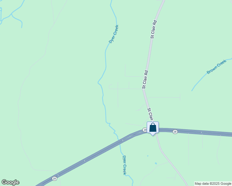 map of restaurants, bars, coffee shops, grocery stores, and more near 271 Kevin Lane in Boyce