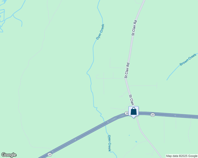 map of restaurants, bars, coffee shops, grocery stores, and more near 271 Kevin Lane in Boyce