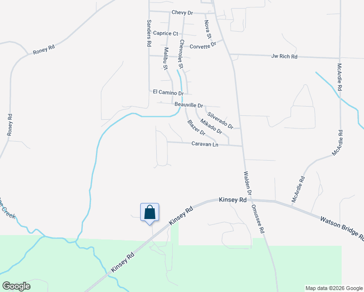 map of restaurants, bars, coffee shops, grocery stores, and more near 48-52 Fleetside Ct in Kinsey