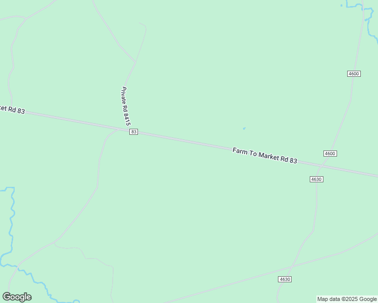 map of restaurants, bars, coffee shops, grocery stores, and more near 5506 Farm To Market Road 83 in Broaddus
