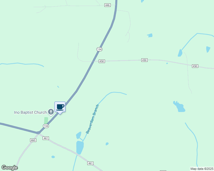 map of restaurants, bars, coffee shops, grocery stores, and more near 204 County Road 450 in Elba