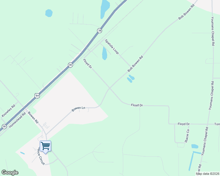 map of restaurants, bars, coffee shops, grocery stores, and more near 3122-3140 Floyd Dr in Blackshear