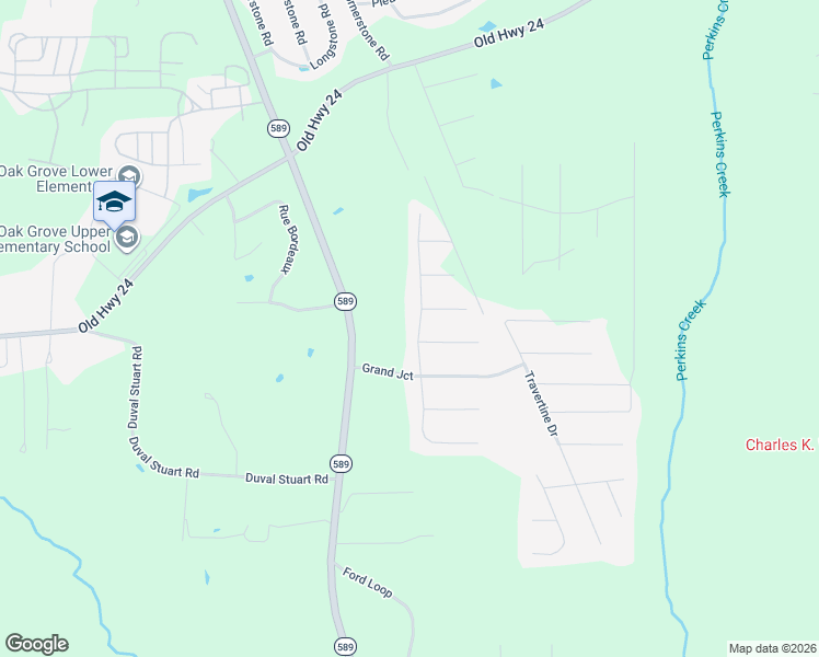 map of restaurants, bars, coffee shops, grocery stores, and more near 143 Red Roan Road in Hattiesburg
