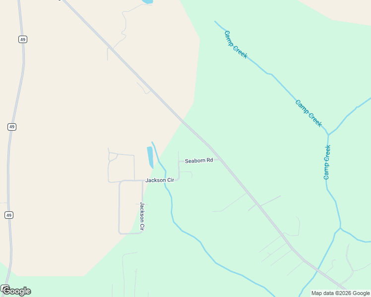 map of restaurants, bars, coffee shops, grocery stores, and more near 104 Van Circle in Midland City