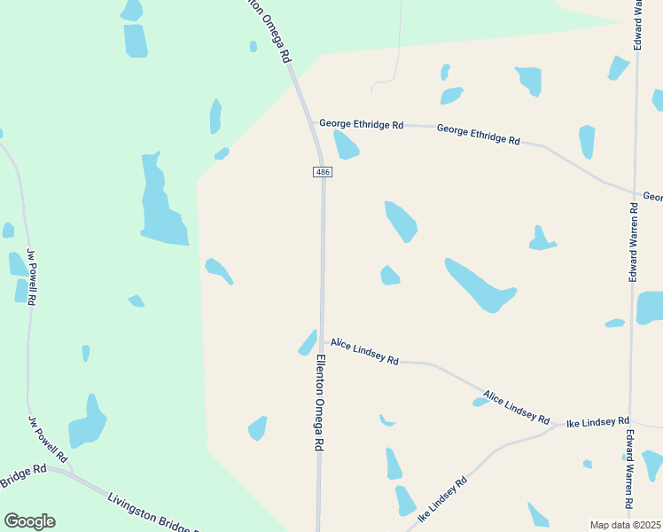 map of restaurants, bars, coffee shops, grocery stores, and more near 3762 Ellenton Omega Road in Omega