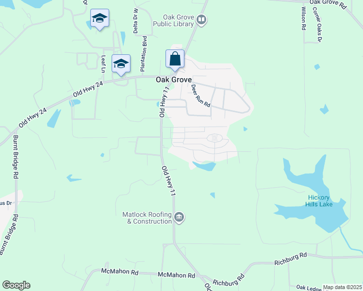 map of restaurants, bars, coffee shops, grocery stores, and more near in Hattiesburg