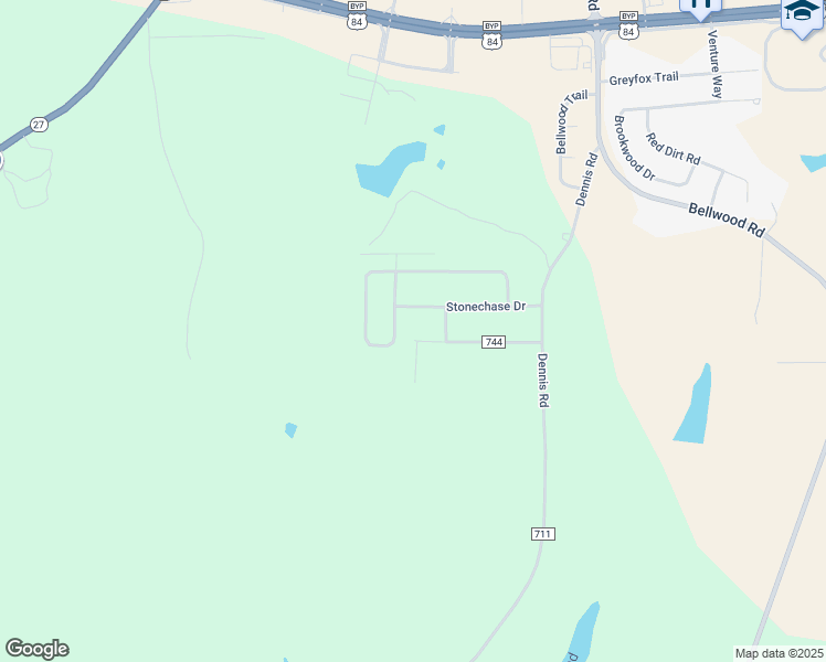 map of restaurants, bars, coffee shops, grocery stores, and more near 272 County Road 744 in Enterprise