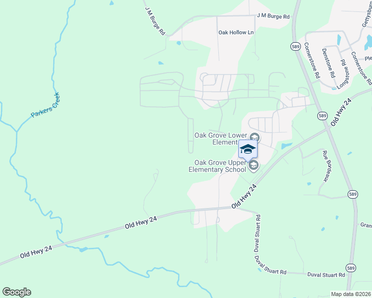 map of restaurants, bars, coffee shops, grocery stores, and more near 2-98 Cherry Laurel Loop in Hattiesburg