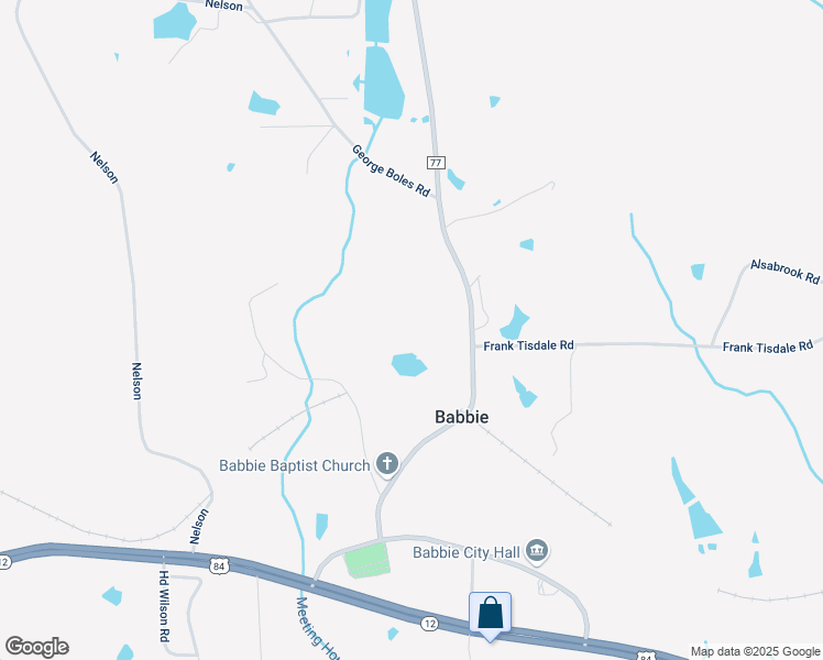 map of restaurants, bars, coffee shops, grocery stores, and more near in Babbie