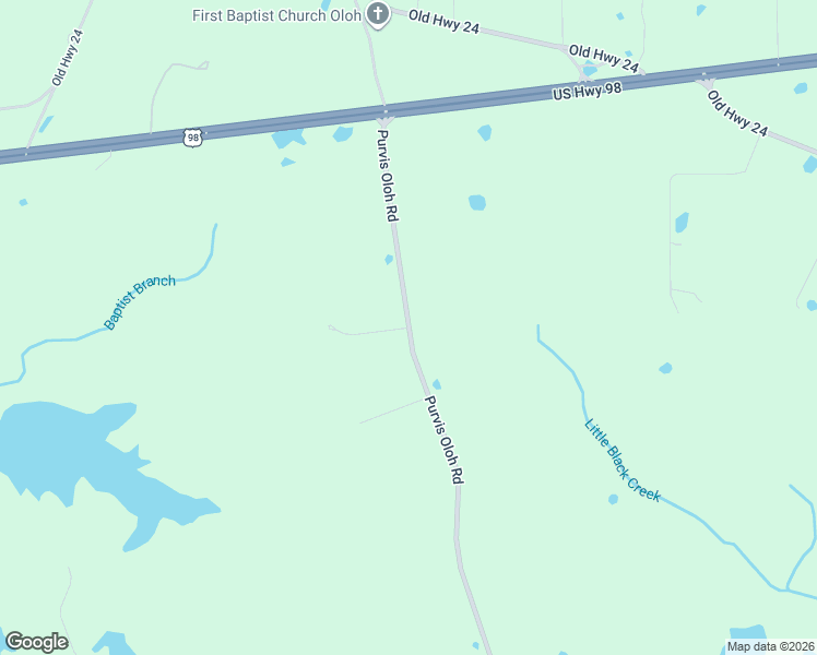 map of restaurants, bars, coffee shops, grocery stores, and more near 2970 Purvis Oloh Road in Sumrall