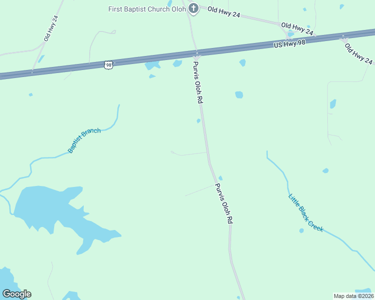 map of restaurants, bars, coffee shops, grocery stores, and more near 12 Green Acres Road in Sumrall