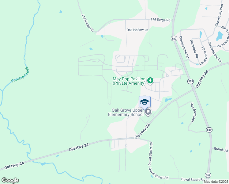 map of restaurants, bars, coffee shops, grocery stores, and more near 2-98 Cherry Laurel Loop in Hattiesburg