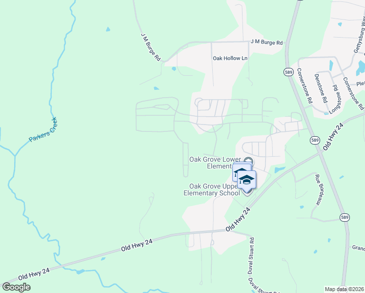 map of restaurants, bars, coffee shops, grocery stores, and more near 98 Cherry Laurel Loop in Hattiesburg