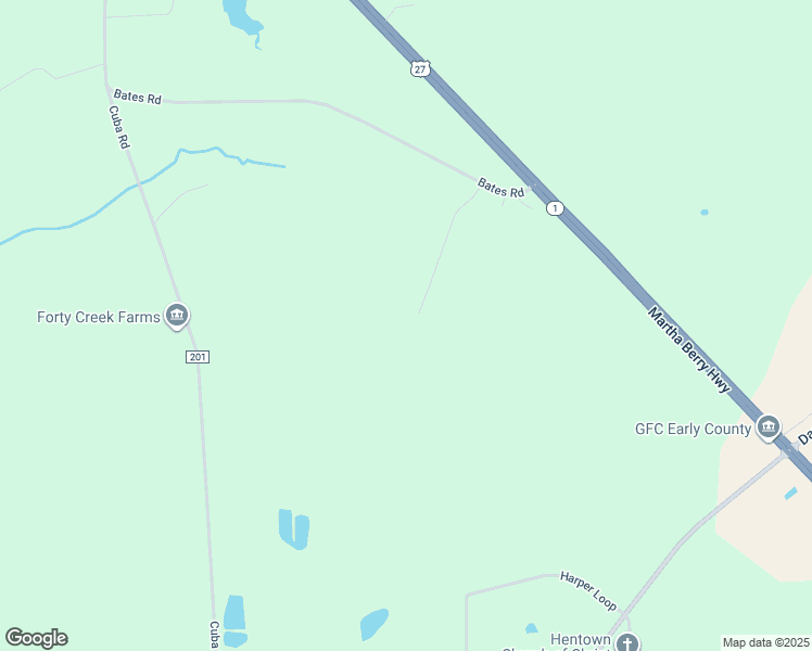 map of restaurants, bars, coffee shops, grocery stores, and more near 916 Bates Road in Blakely