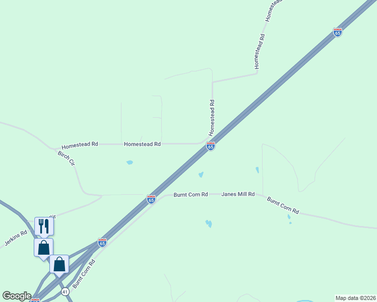 map of restaurants, bars, coffee shops, grocery stores, and more near 1145 Homestead Road in Brewton