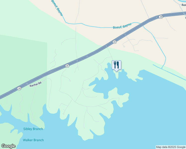 map of restaurants, bars, coffee shops, grocery stores, and more near 158 Amelia Drive in Boyce