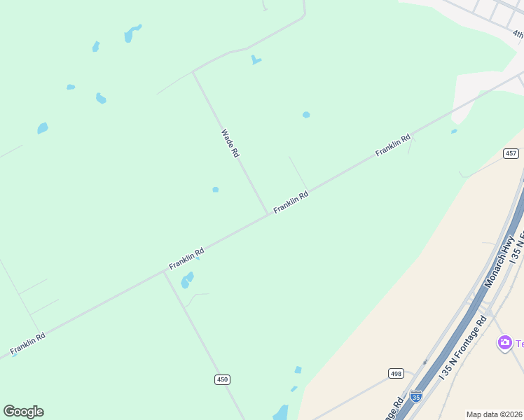 map of restaurants, bars, coffee shops, grocery stores, and more near 1438 Franklin Road in McLennan County