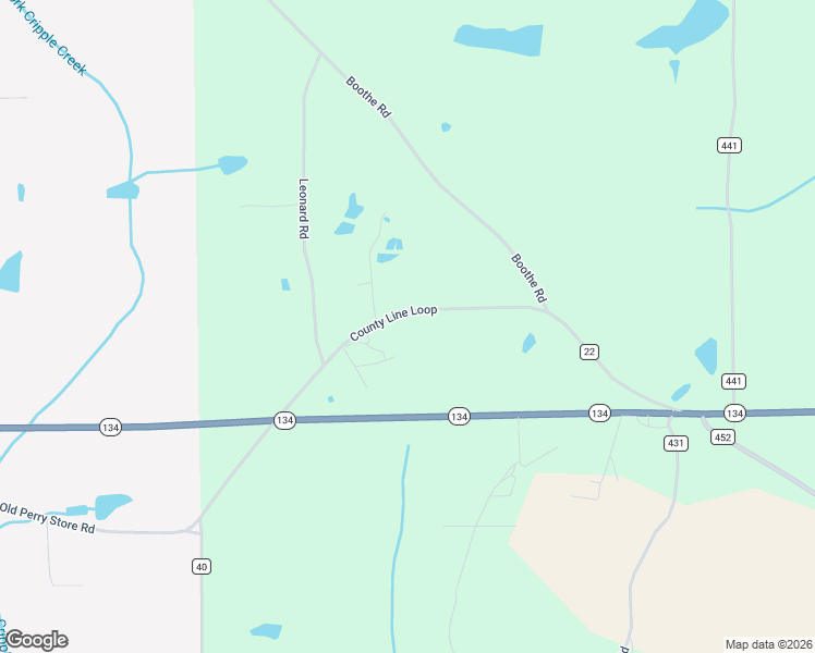 map of restaurants, bars, coffee shops, grocery stores, and more near Old Perry Store Road in Opp