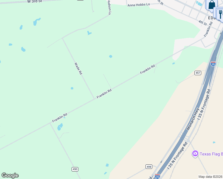 map of restaurants, bars, coffee shops, grocery stores, and more near 512 Franklin Road in McLennan County