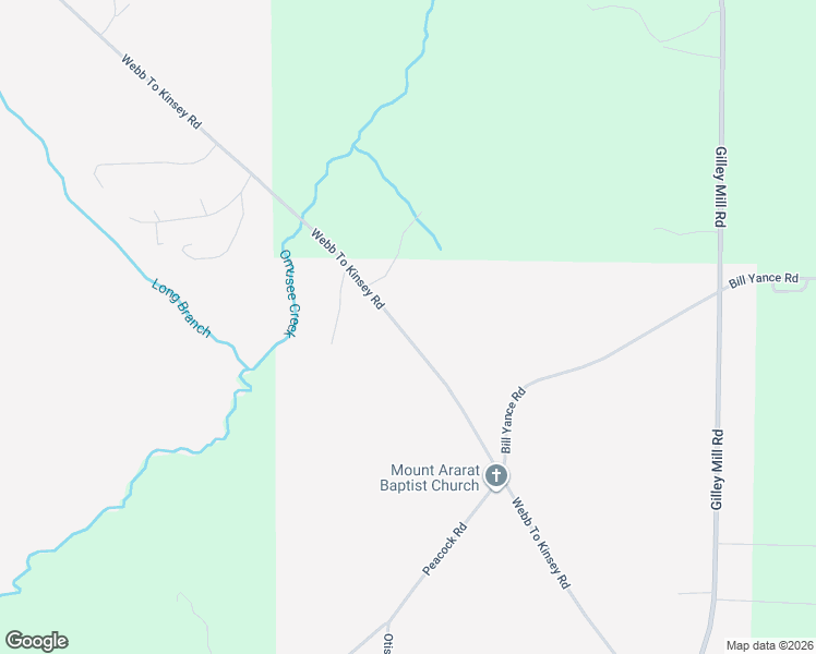 map of restaurants, bars, coffee shops, grocery stores, and more near 2272 Webb To Kinsey Road in Webb