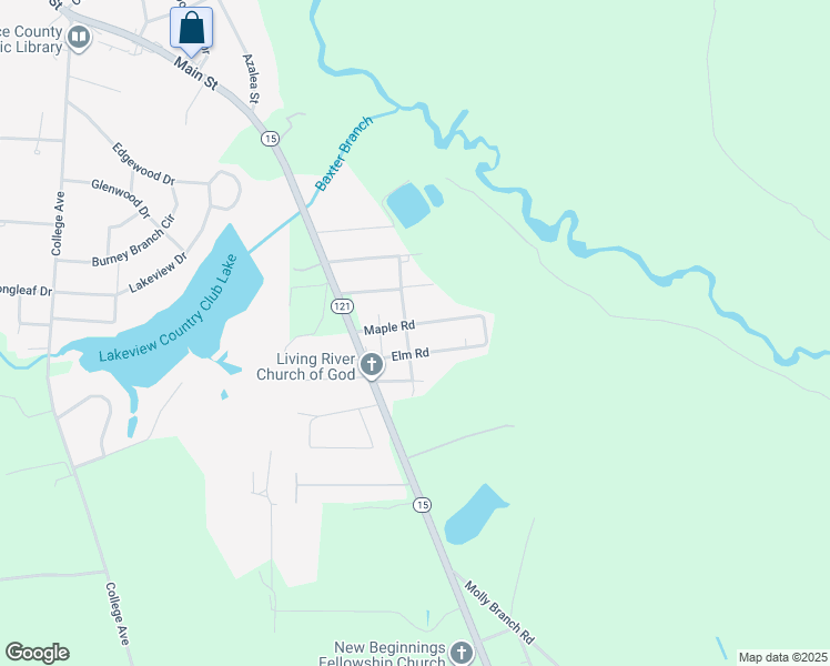 map of restaurants, bars, coffee shops, grocery stores, and more near 5644 Cedar Road in Blackshear