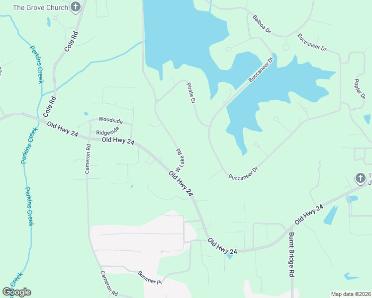 map of restaurants, bars, coffee shops, grocery stores, and more near 28 W Lake Rd in Hattiesburg