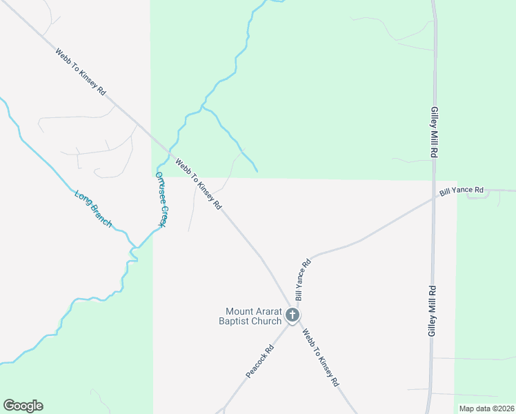 map of restaurants, bars, coffee shops, grocery stores, and more near 2272 Webb To Kinsey Road in Webb