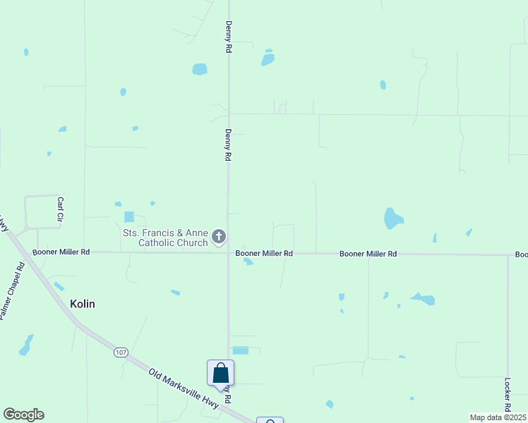 map of restaurants, bars, coffee shops, grocery stores, and more near 695 Denny Road in Deville