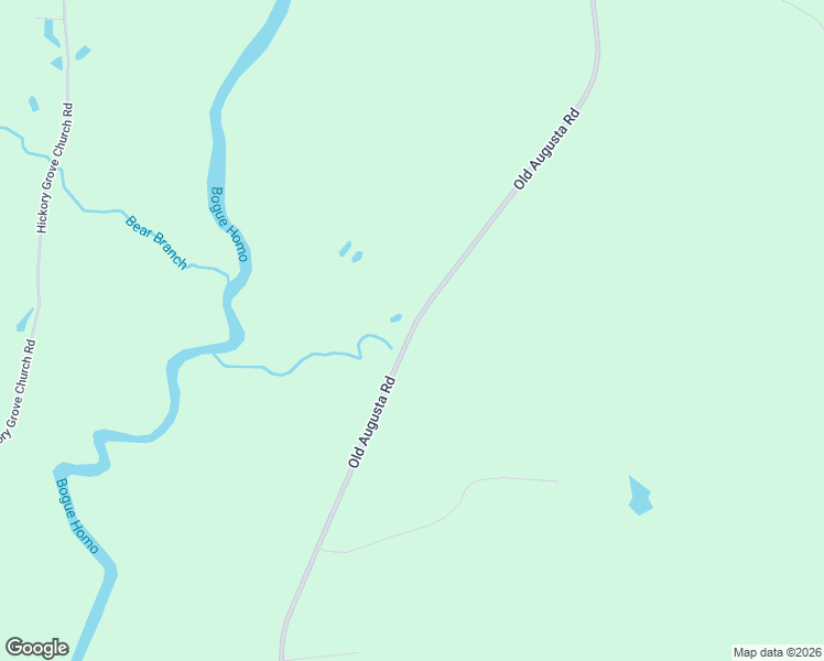 map of restaurants, bars, coffee shops, grocery stores, and more near Old Augusta Road in Richton