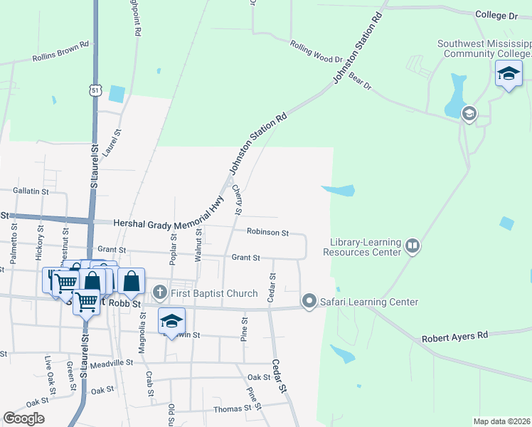 map of restaurants, bars, coffee shops, grocery stores, and more near 110 A B Thompson Street in Summit