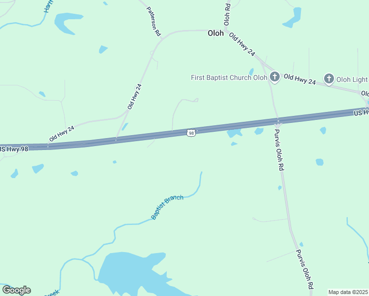 map of restaurants, bars, coffee shops, grocery stores, and more near 8656 U.S. 98 in Sumrall