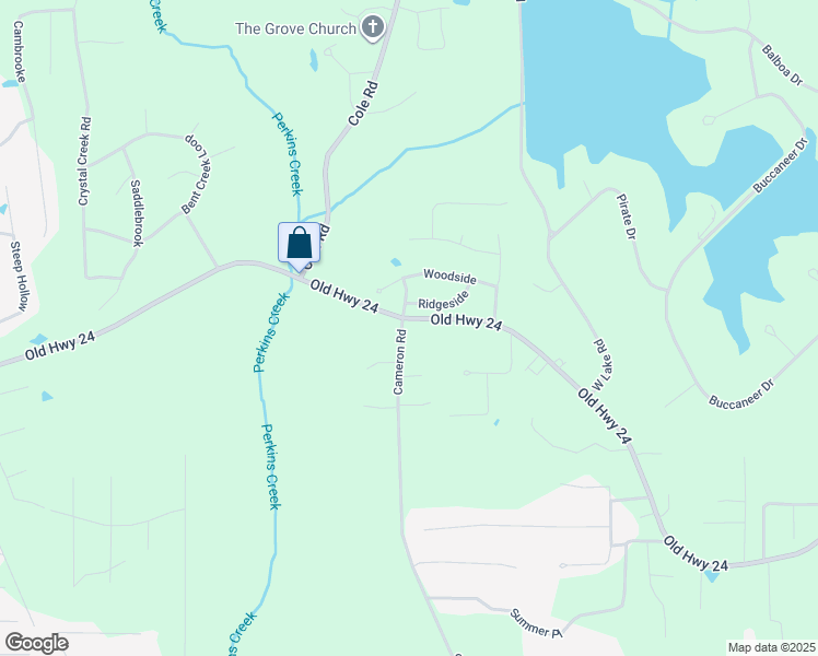 map of restaurants, bars, coffee shops, grocery stores, and more near 2165-2203 Old Highway 24 in Hattiesburg