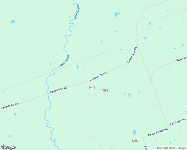 map of restaurants, bars, coffee shops, grocery stores, and more near County Road 54C in Lufkin
