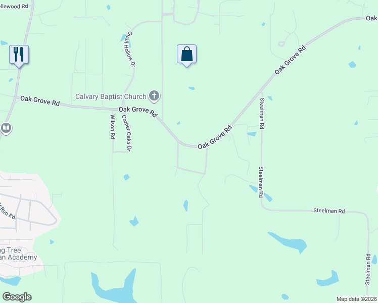 map of restaurants, bars, coffee shops, grocery stores, and more near 32 Hickory Hollow Dr in Hattiesburg