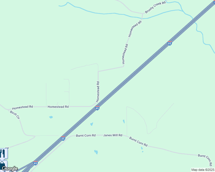 map of restaurants, bars, coffee shops, grocery stores, and more near 755 Homestead Road in Brewton